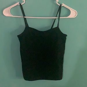 Wild fable black crop top tank